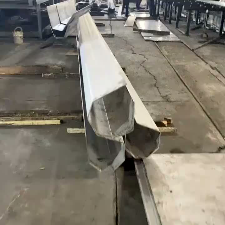 绍兴大型建筑不锈钢排水天沟